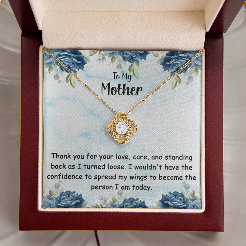 Mother's Day Happy Birthday Or Just To Say Thank You Mom -18 Love Knot Necklace