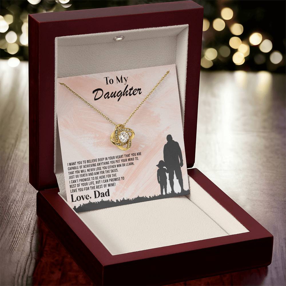 I Want You To Believe Deep In Your Heart ?? Love Knot Necklace