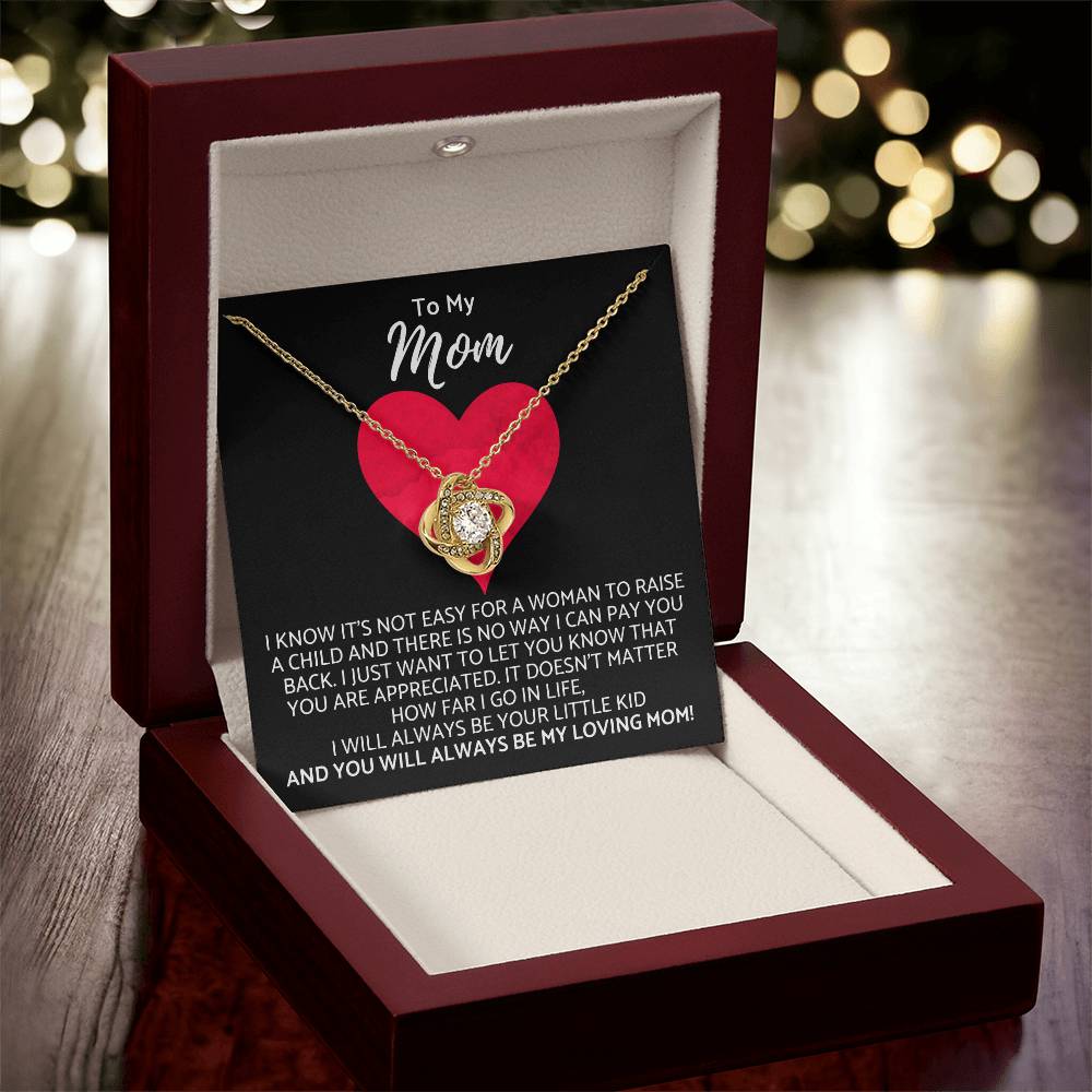 Premium Mother's Day Necklace Customize Gift For Your Loving Mom! ?? Love Knot Necklace