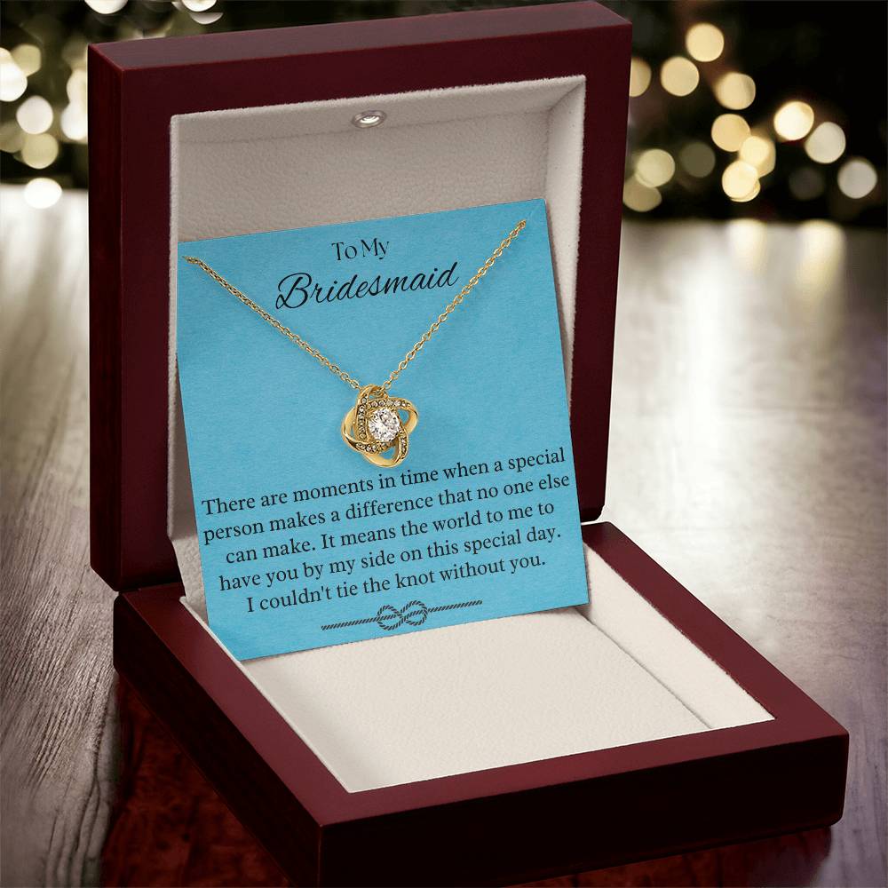 Bridesmai Love Knot Necklace