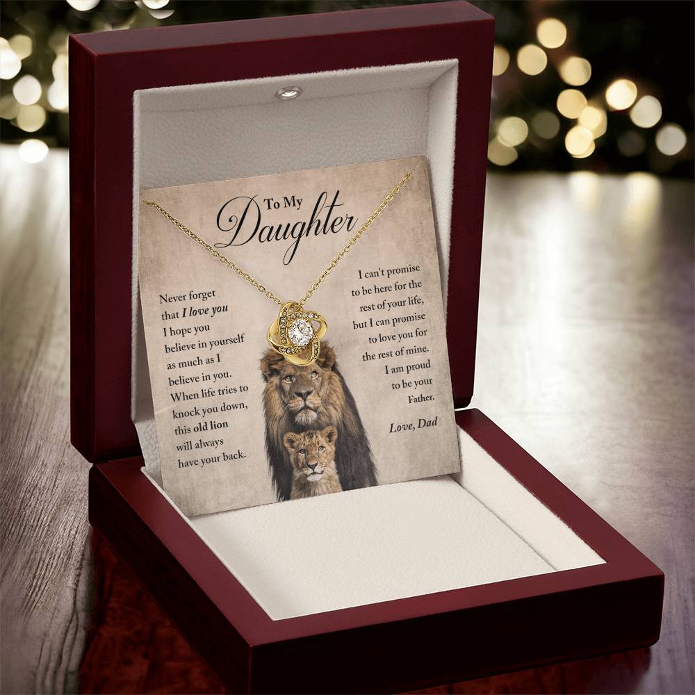 My Daughter - Proud Of You - Ne Love Knot Necklace