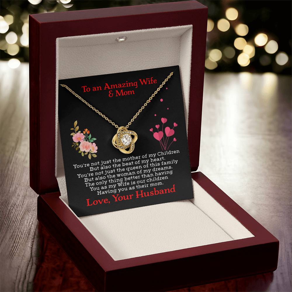 Gift For Wife - Love Knot Necklace Love Knot Necklace