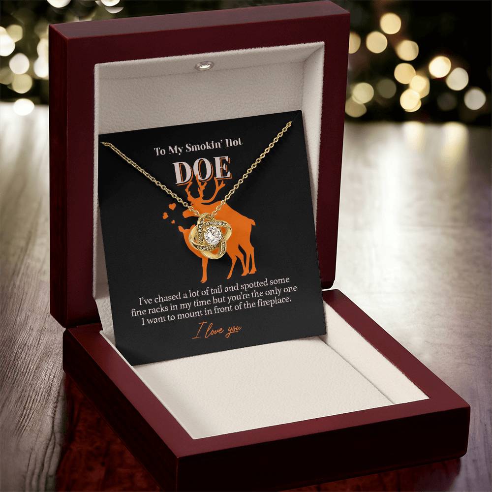 Love Knot Necklace For Your Doe Love Knot Necklace