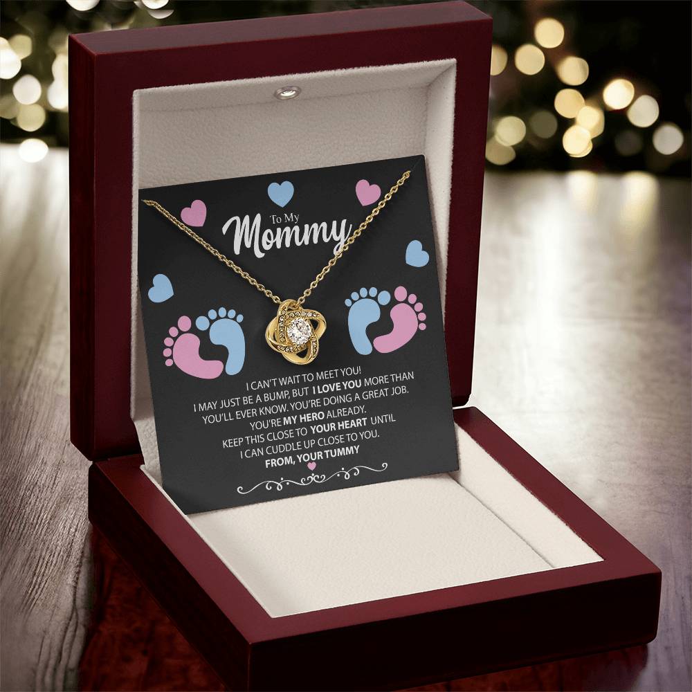 Shineon20220405-Mom0003 - To My Mommy - Love Knot Necklace Love Knot Necklace