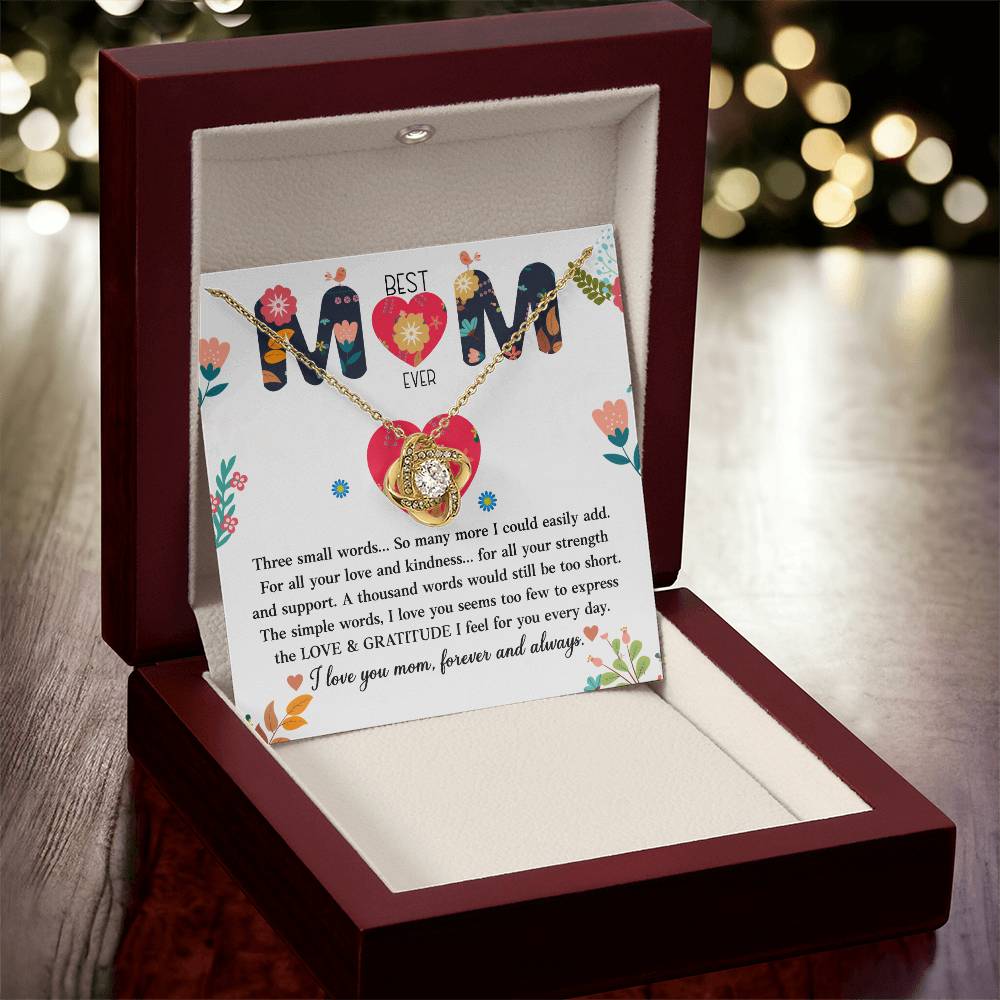 Best Mom Ever - The Love Knot Necklace Love Knot Necklace