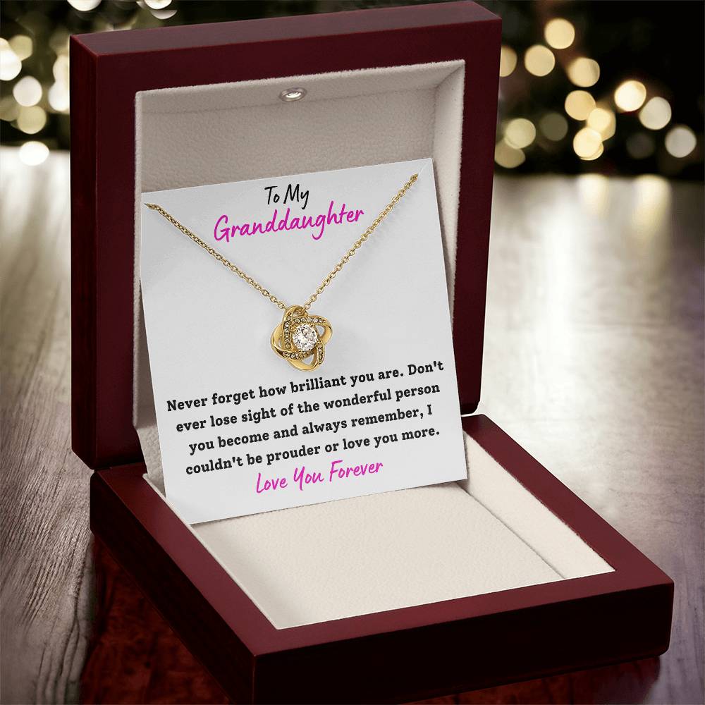 Happy Birthday Or Just To Say - Love Knot Necklace