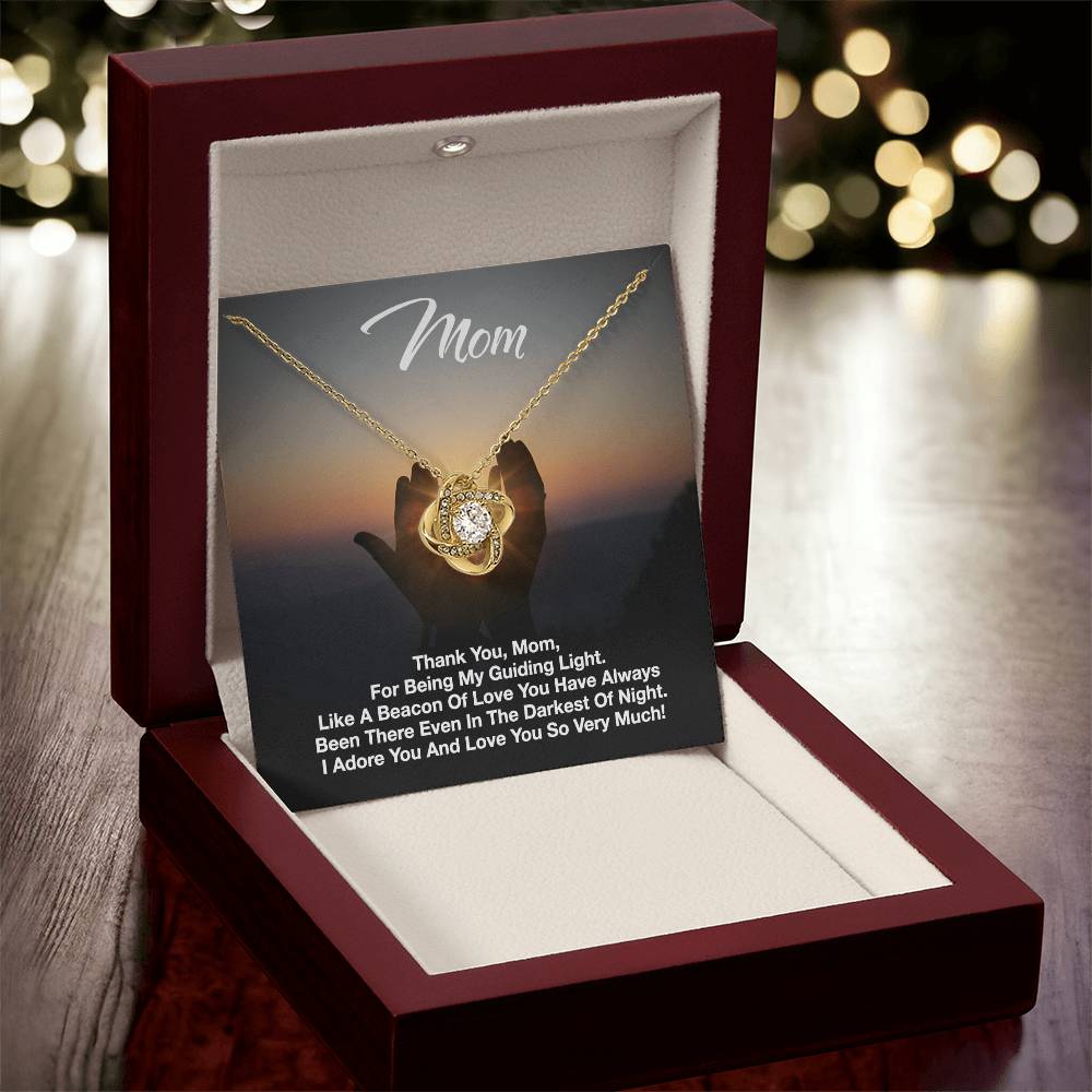 Thank You Love Knot Necklace