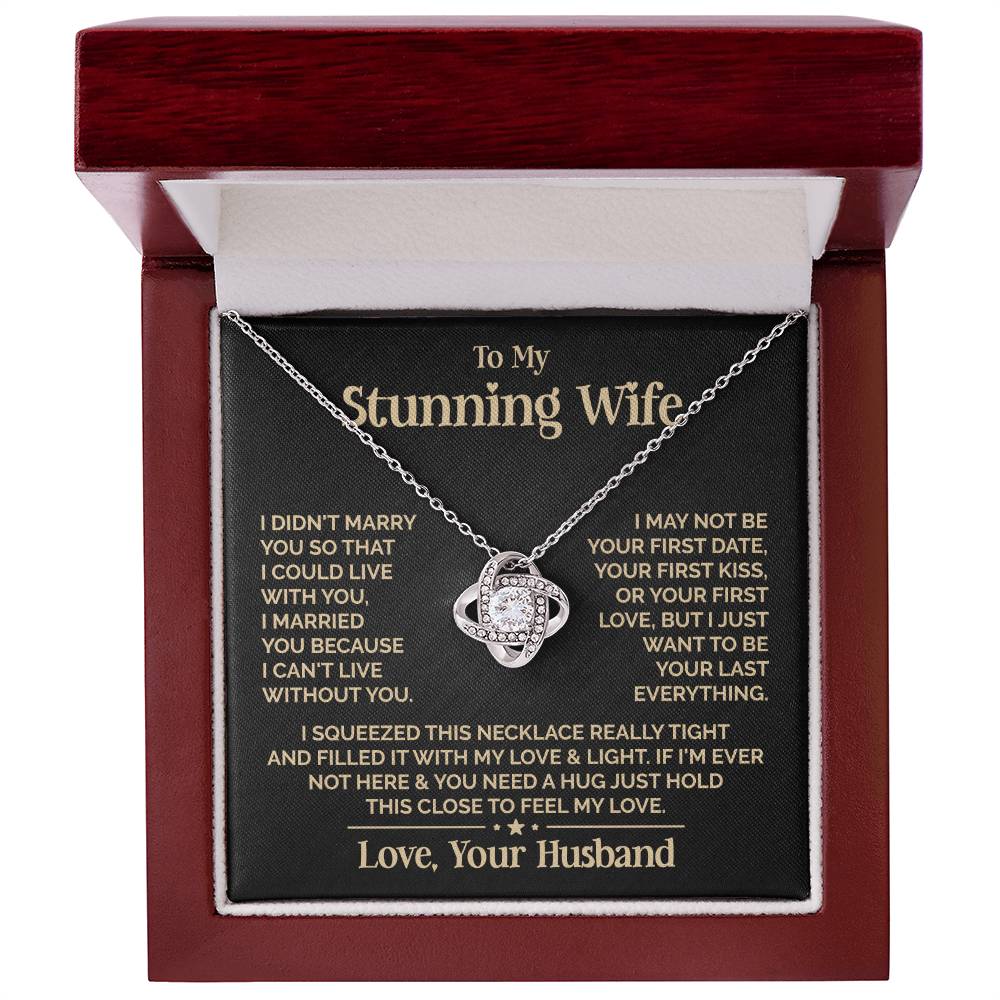 Stunning Wife - Vesta Knot Necklace Love Knot Necklace