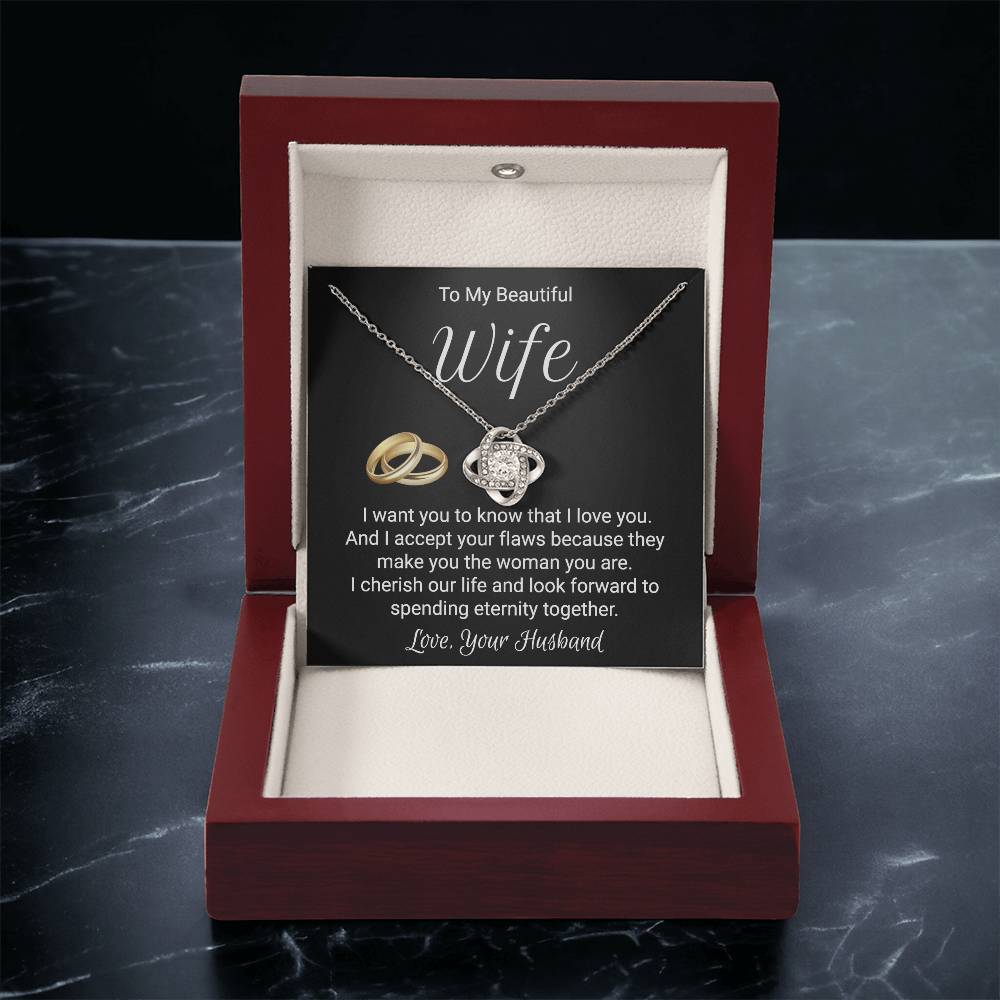 Gift For Wife Ideas - Love Knot Necklace Love Knot Necklace