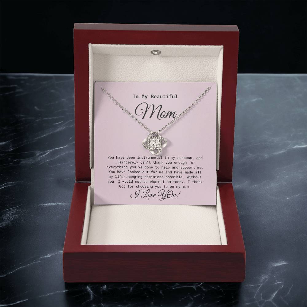 Necklace For Mom - Love Knot Love Knot Necklace