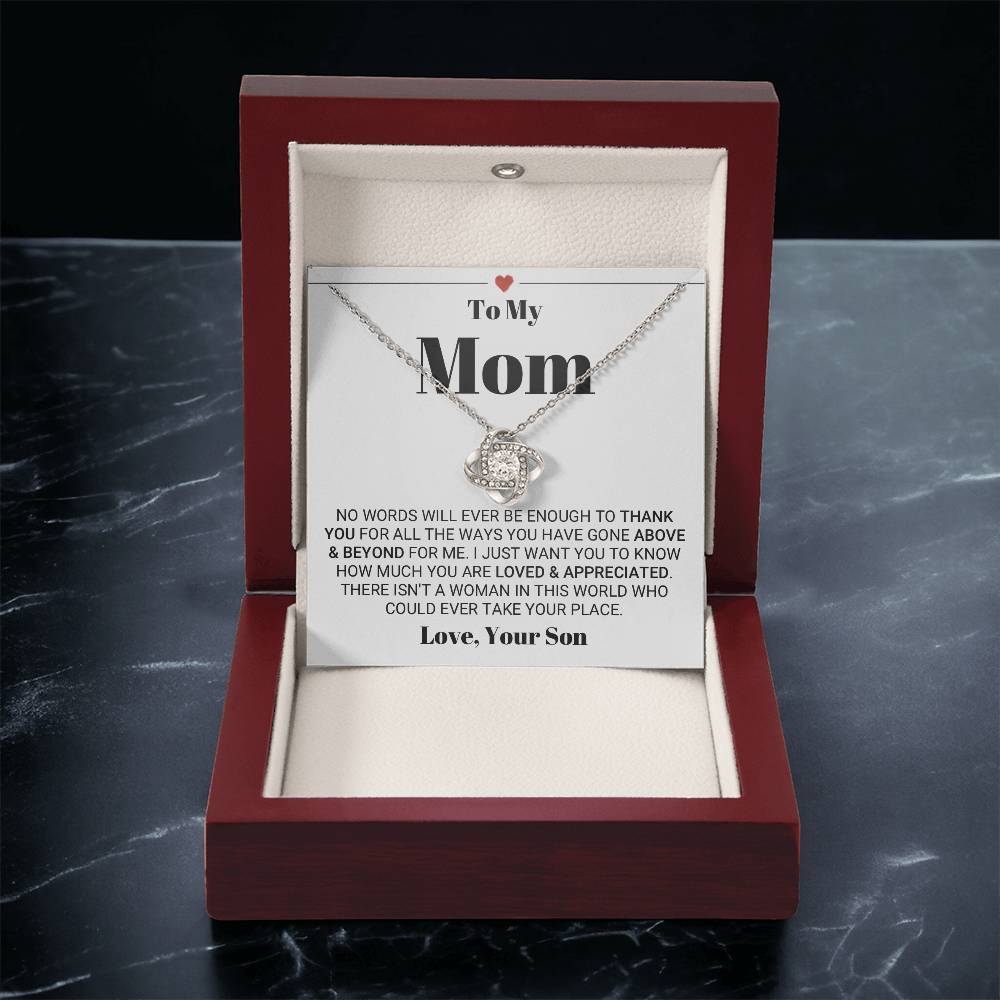 Heartwarming Mother's Day Gift Love Knot Necklace