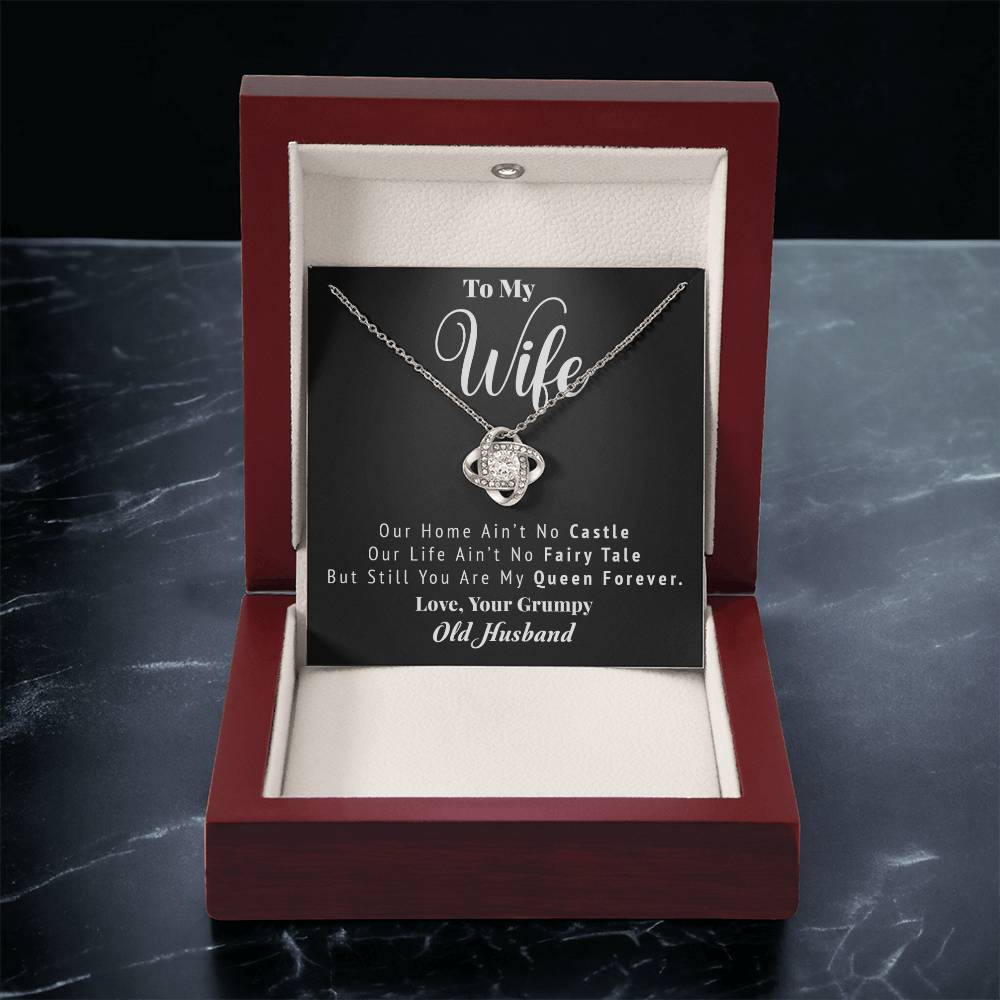 To My Wife - My Love Knot Necklace