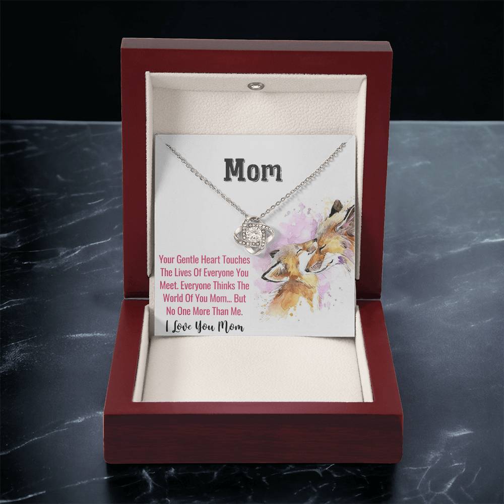 Mother's Day Mom's Birthday Or Just Time To Say I Love You Mom - 12 Love Knot Necklace