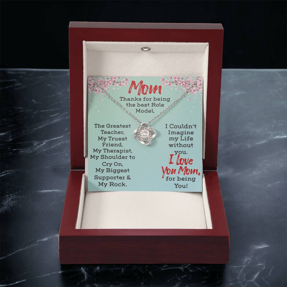 Exclusive Necklace Gift For Mom Love Knot Necklace
