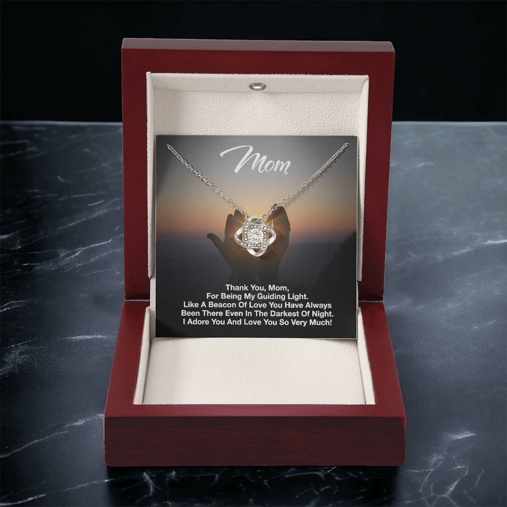 Thank You Love Knot Necklace