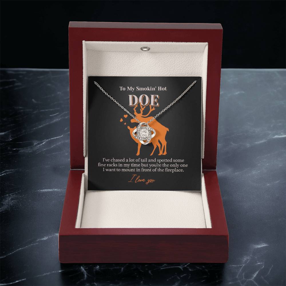 Love Knot Necklace For Your Doe Love Knot Necklace