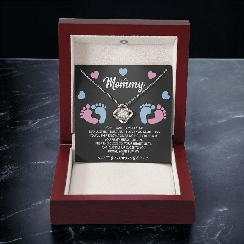 Shineon20220405-Mom0003 - To My Mommy - Love Knot Necklace Love Knot Necklace