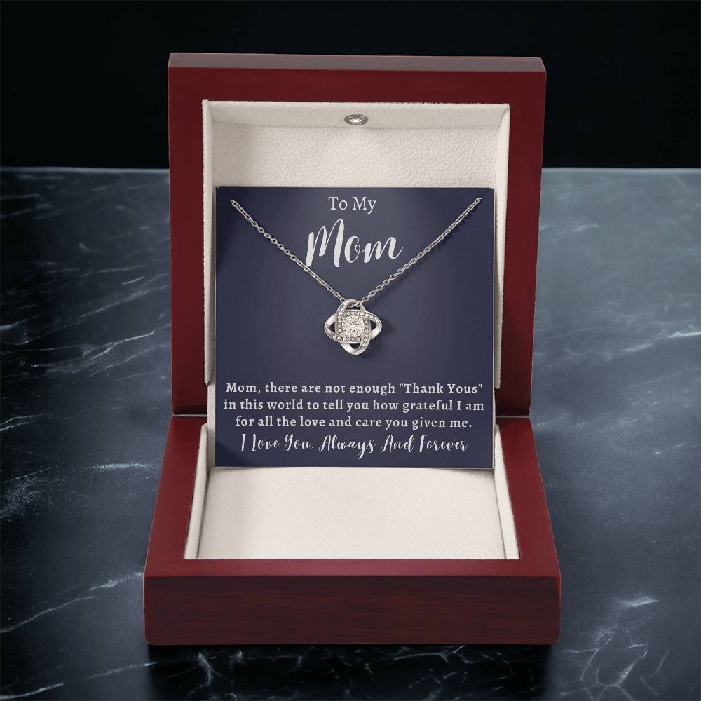 Mother's Day Or Just To Say I Love Love Knot Necklace