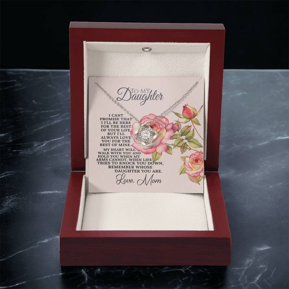 Love Knot Necklace For Daughter 2 Love Knot Necklace