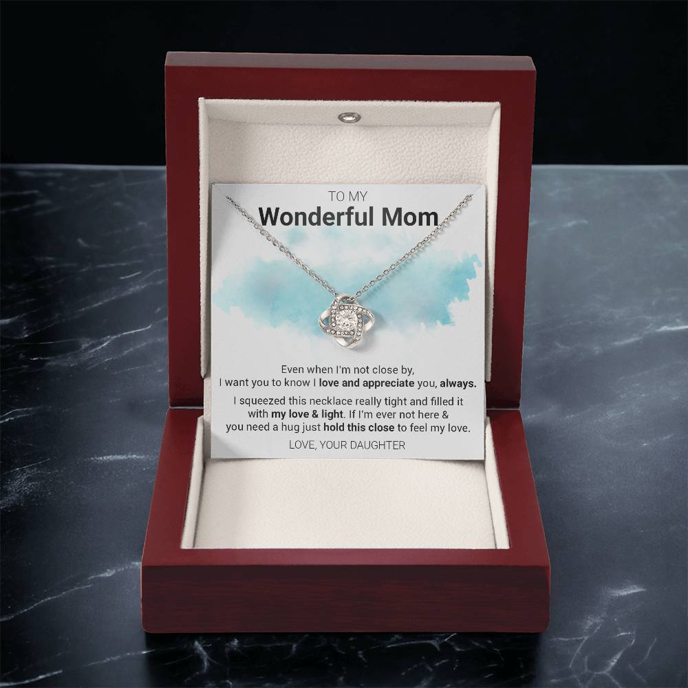 Gift For Mom - Always - Love Knot Love Knot Necklace
