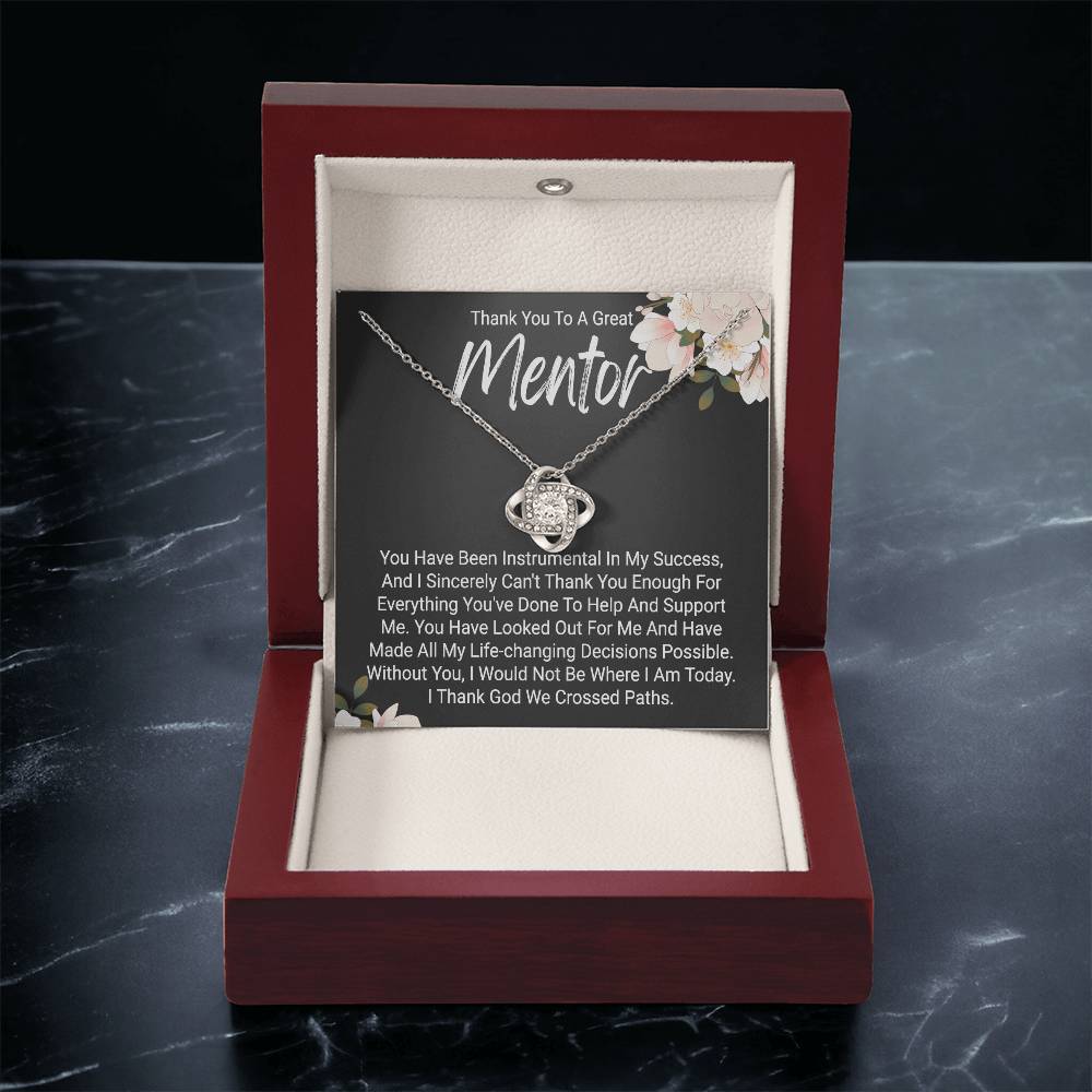 Mentor Gift - Love Knot Necklace Love Knot Necklace