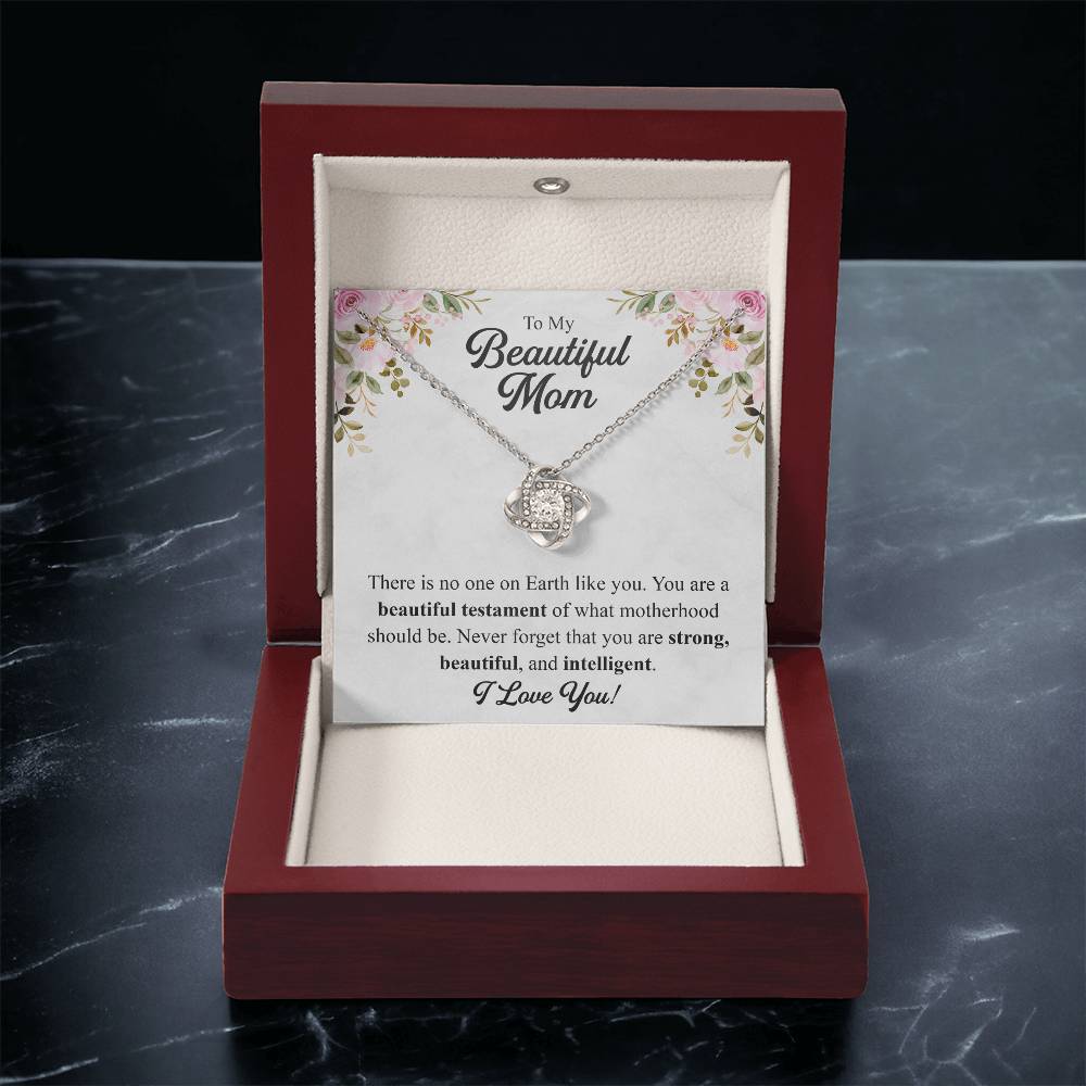 Mothers Day Gift From Daughter Mother Of The Groom Gift From Son Presents For Mom Birthday Sentimental Jewelry Necklace For Mom 3 Love Knot Necklace
