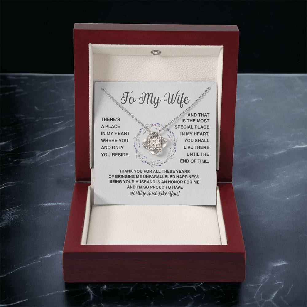 Delivery By Mother's Day Wf030 Gift Fo Love Knot Necklace