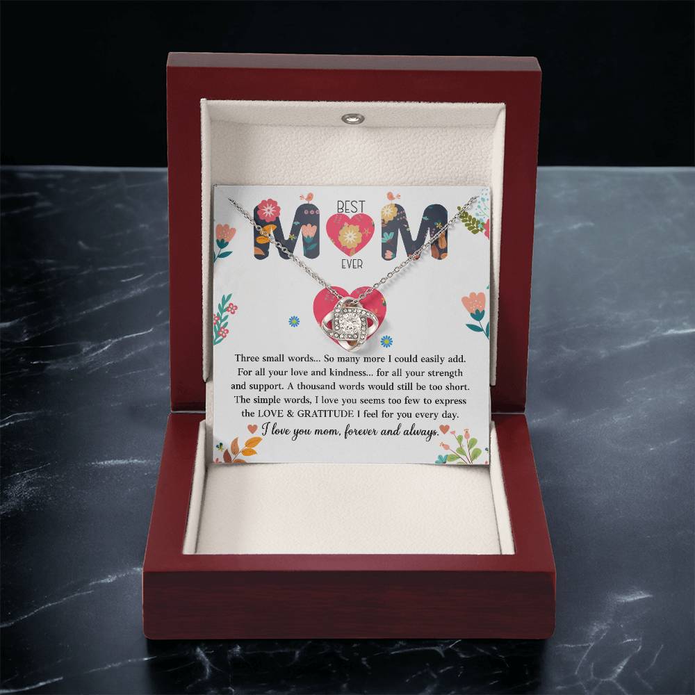 Best Mom Ever - The Love Knot Necklace Love Knot Necklace