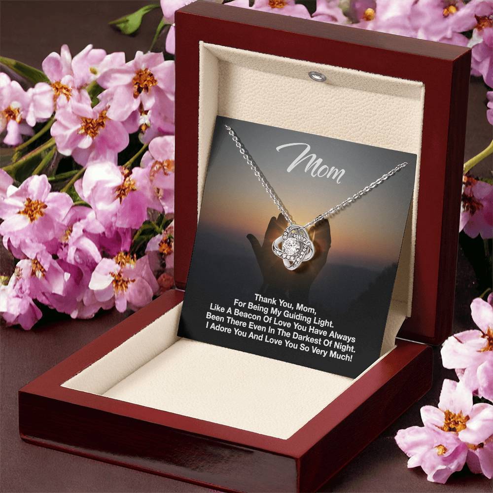 Thank You Love Knot Necklace