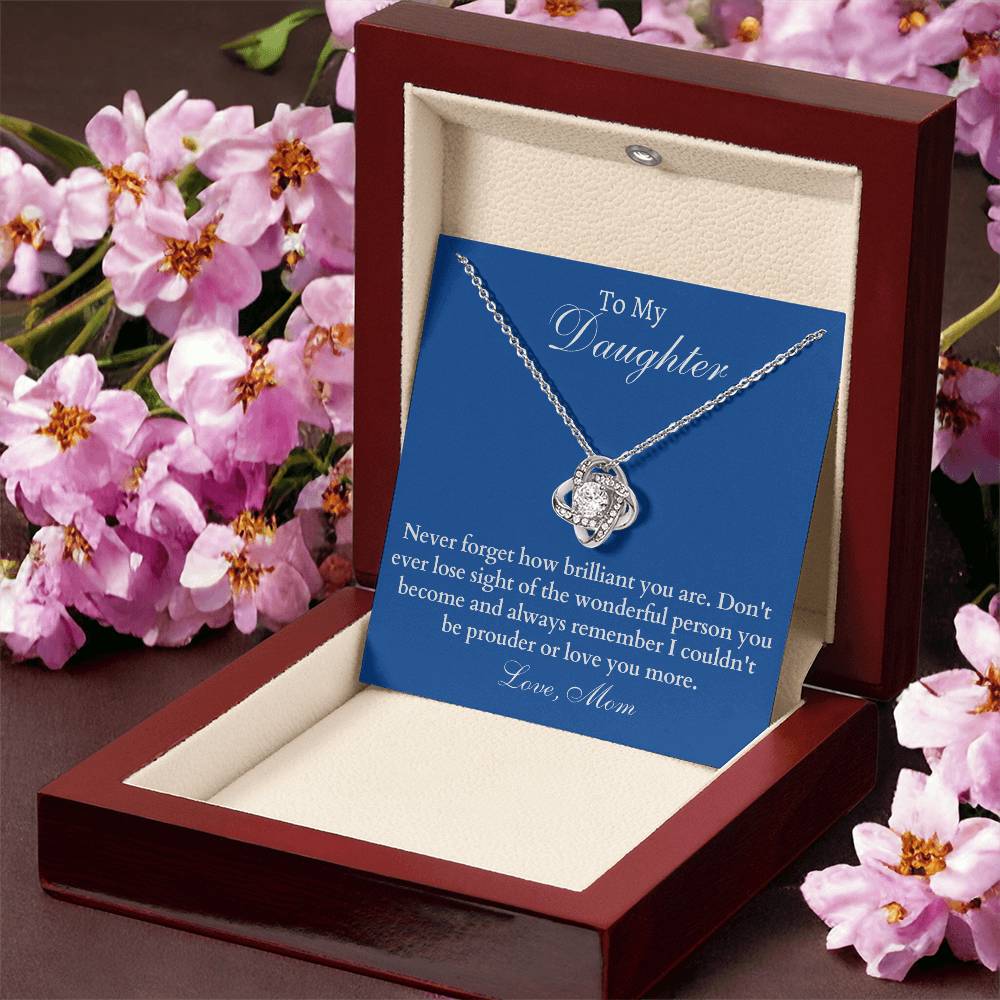 Happy Birthday Or Just To Say I Lo Love Knot Necklace