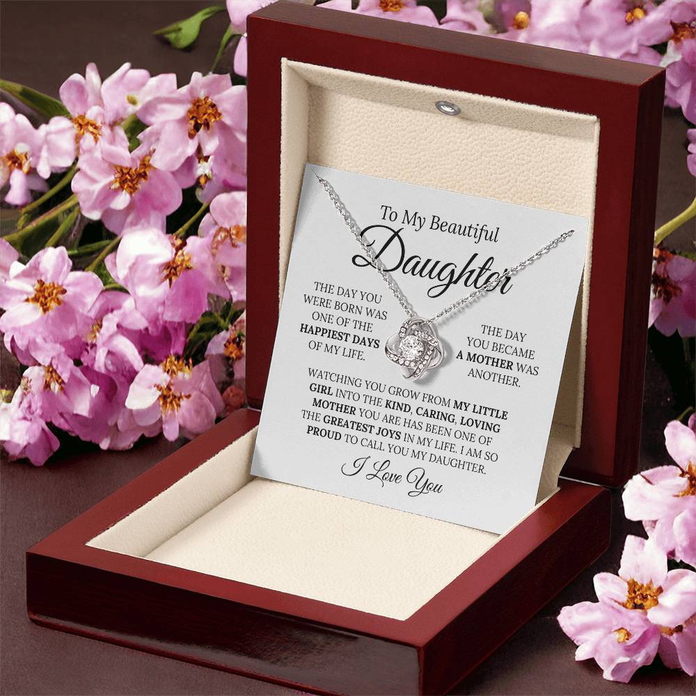 Heartfelt Mother's Day Gift For Daughter - Love Knot Necklace
