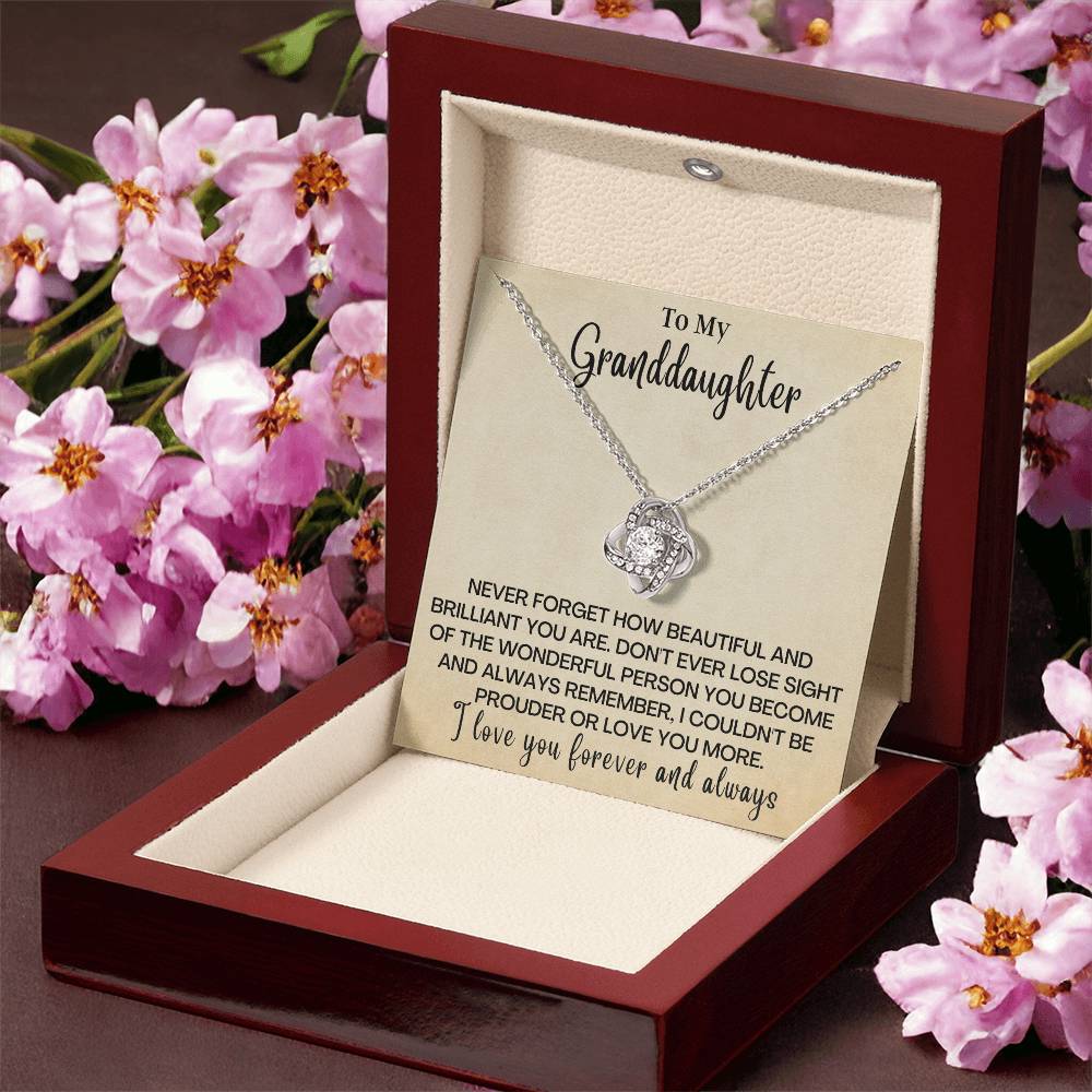 Just To Say I Love You Gd Love Knot Necklace