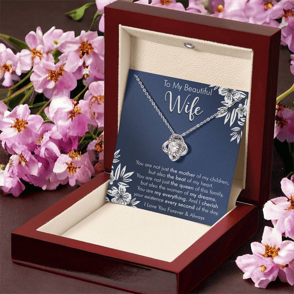 Gift For Wife - Every Second - Love Knot Love Knot Necklace