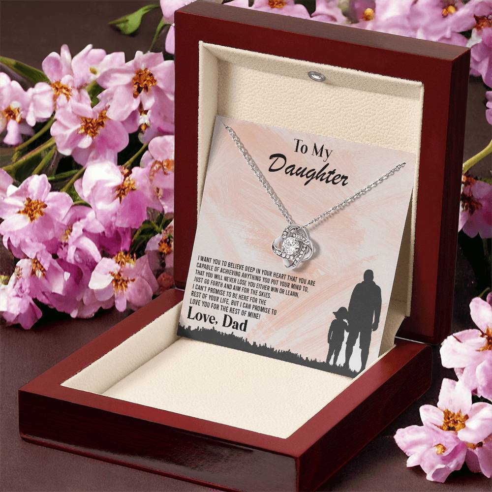 I Want You To Believe Deep In Your Heart ?? Love Knot Necklace