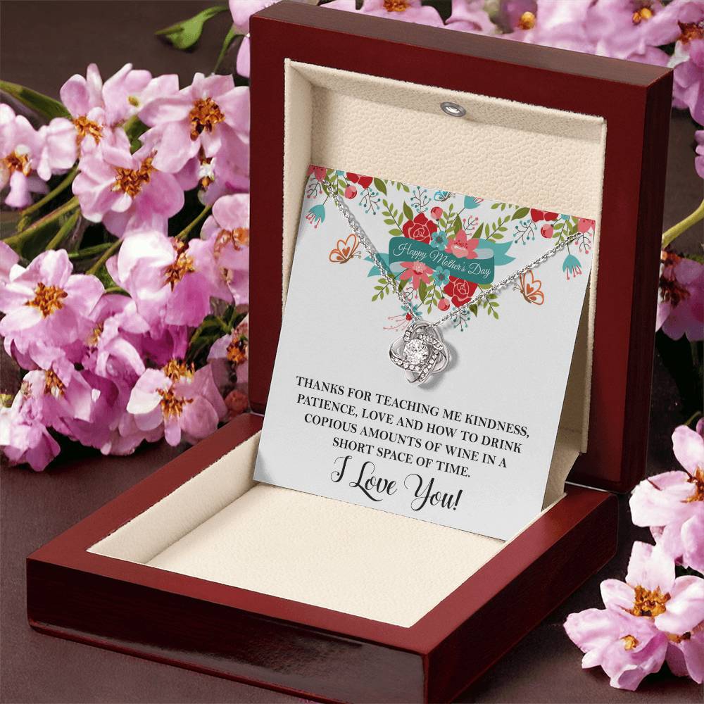 Thanks For Teaching Me - Love Knot Necklace Love Knot Necklace