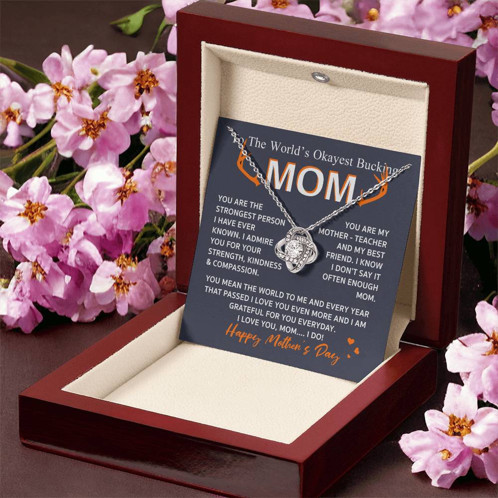 Hilarious Mother's Day Necklace Love Knot Necklace