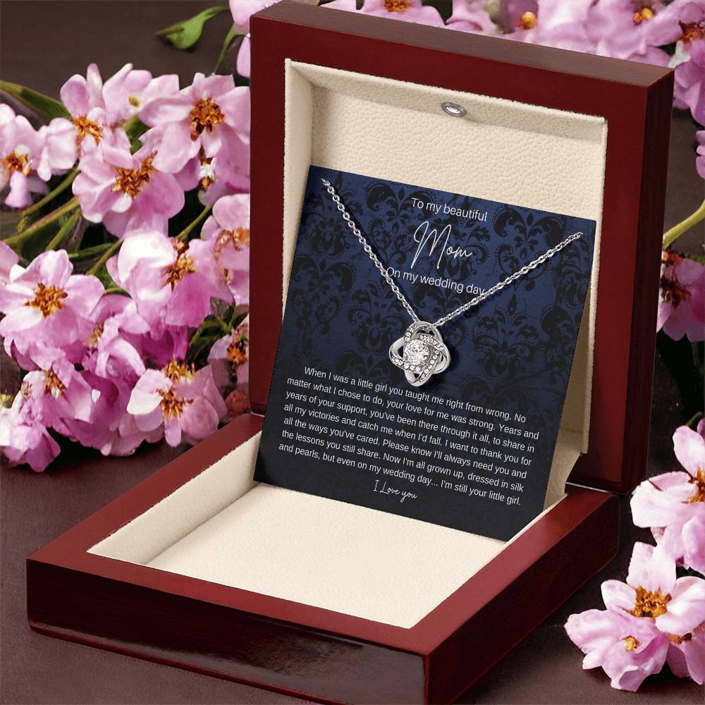 Mom Brid Love Knot Necklace