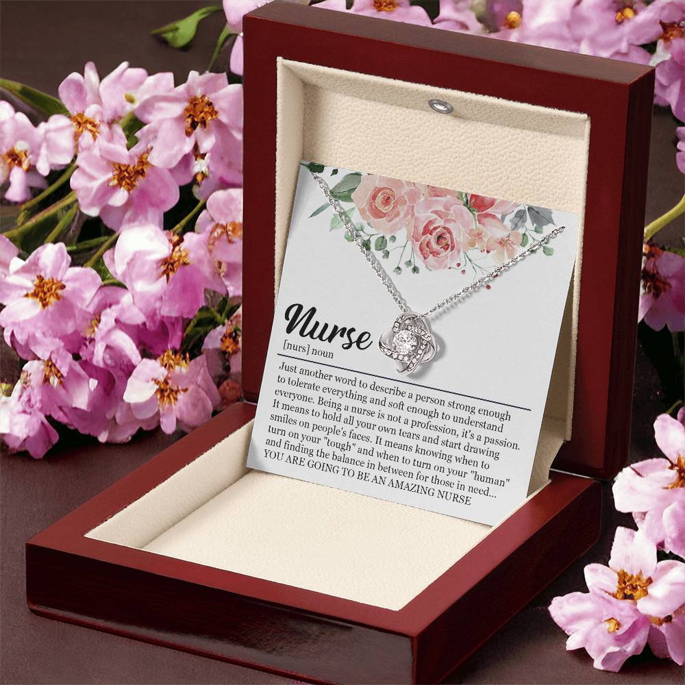 Graduation Gift For Nurse Nursing Graduation Gift Necklace New Nurse Gift For Graduation Nursing Studen Love Knot Necklace