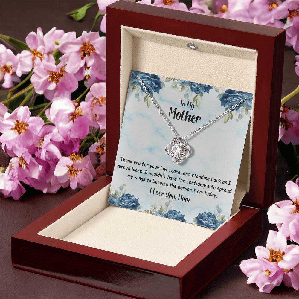 Mother's Day Or Just To Say I Love You Mom - Love Knot Necklace - 21 Love Knot Necklace
