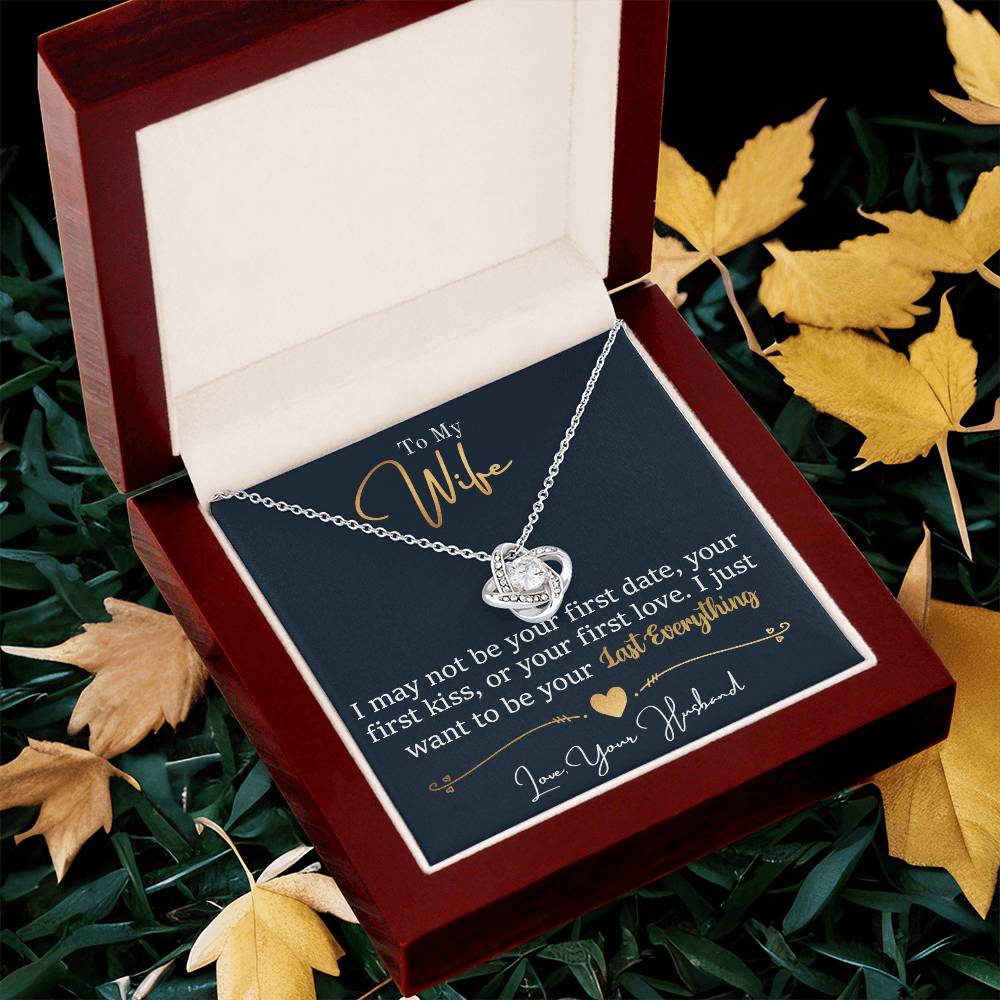 Wife - Last Everything Love Knot Necklace