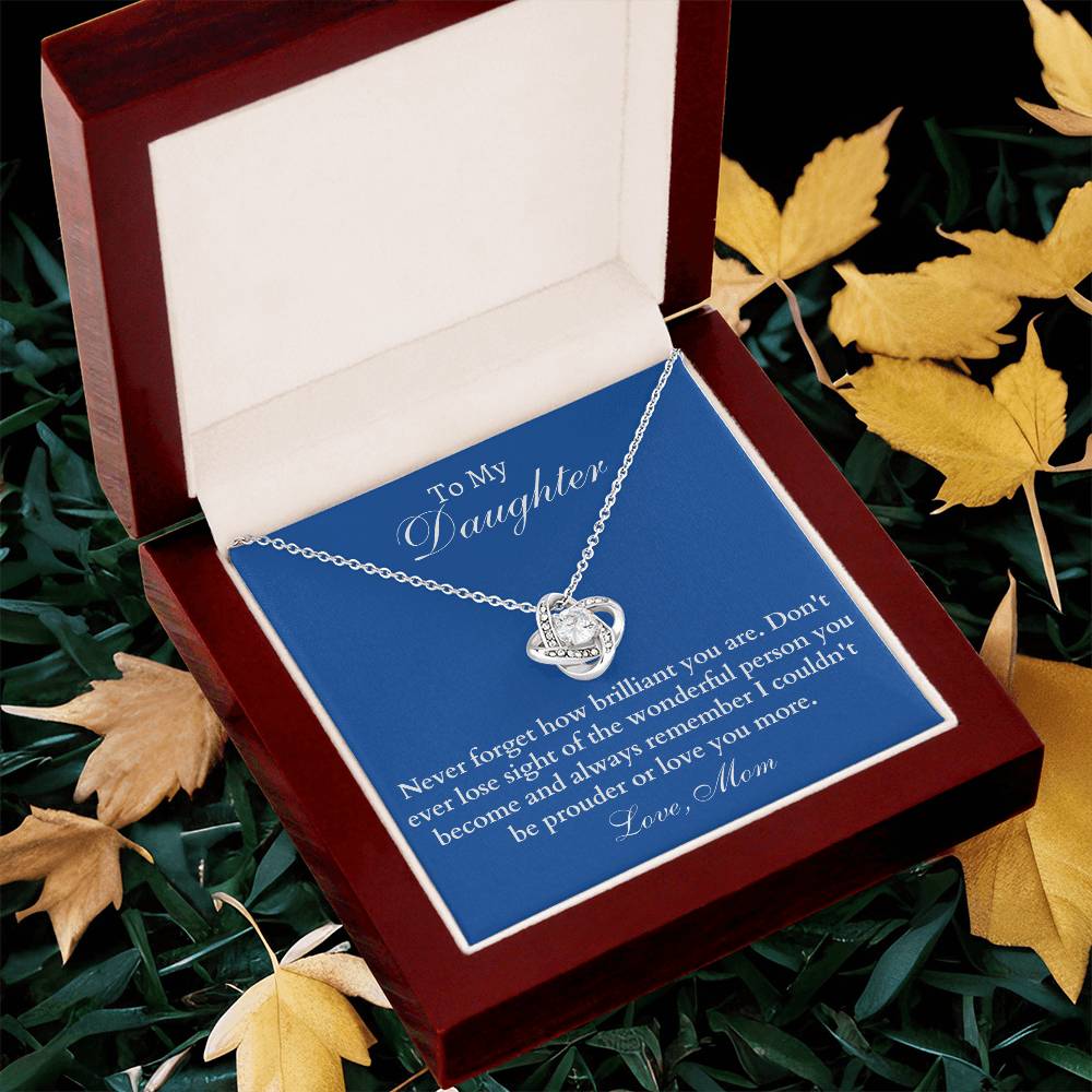 Happy Birthday Or Just To Say I Lo Love Knot Necklace