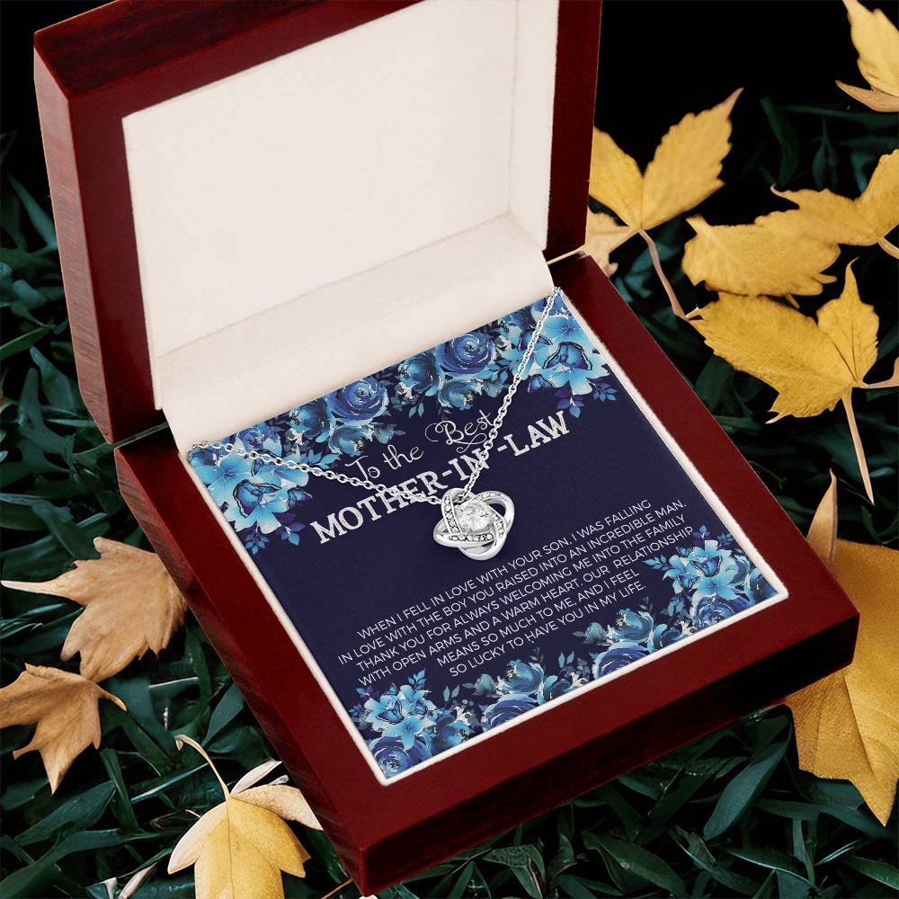 To The Best Mother-In- Love Knot Necklace