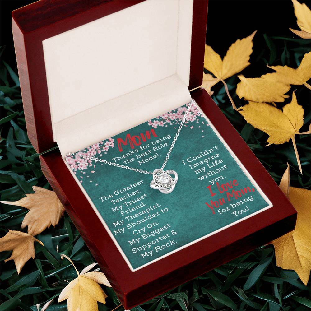 Necklace Gift For Mom Love Knot Necklace