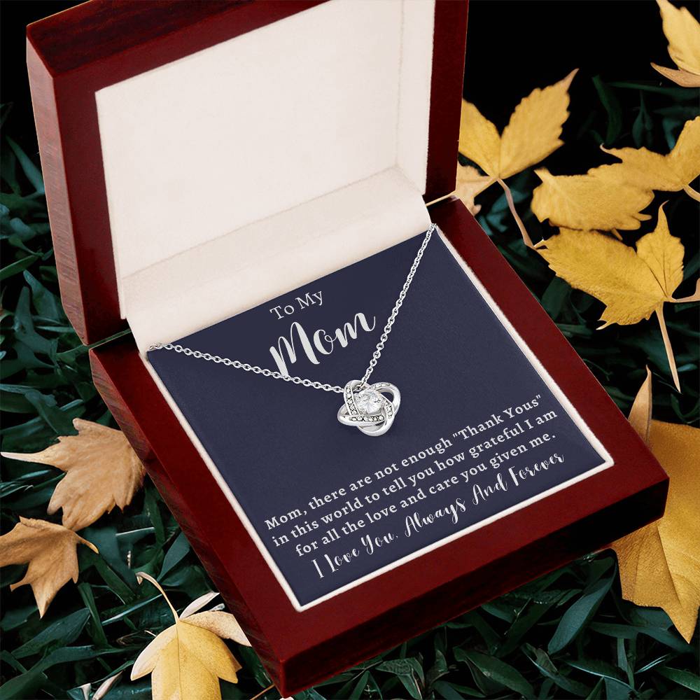 Mother's Day Or Just To Say I Love Love Knot Necklace