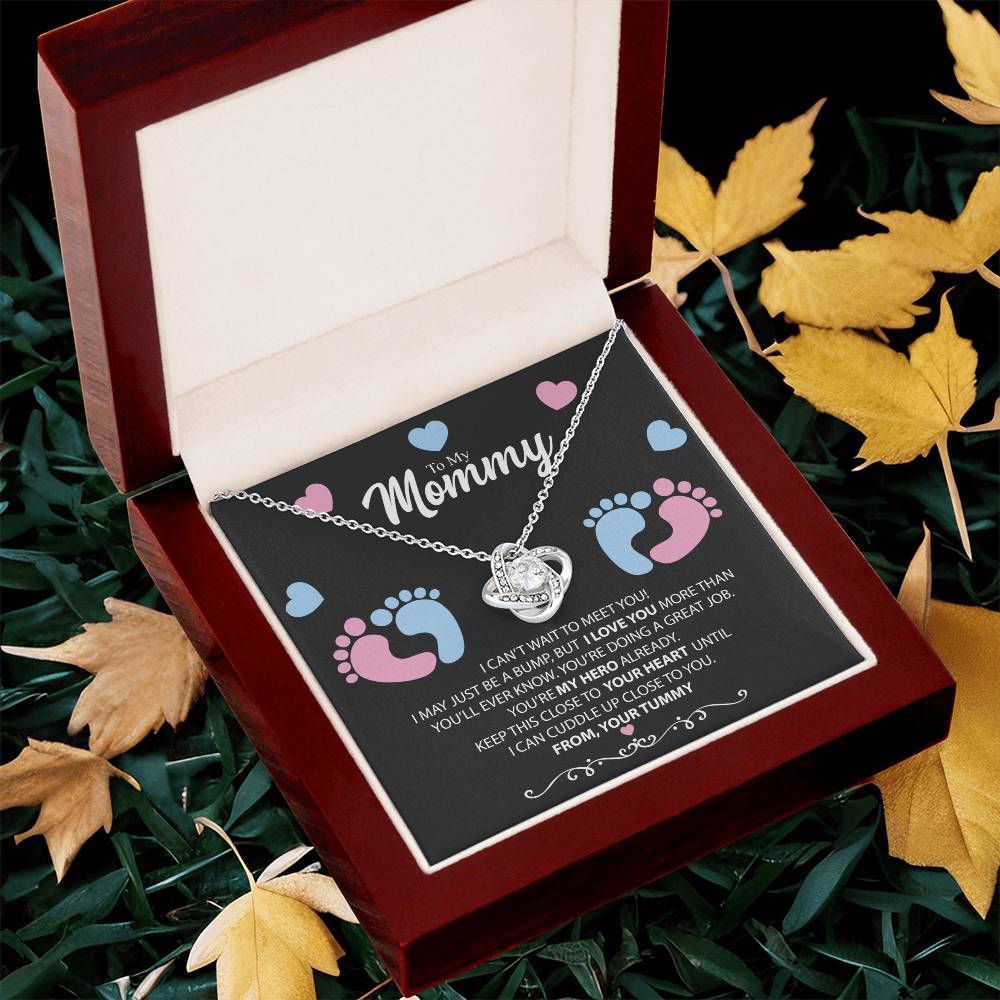 Shineon20220405-Mom0003 - To My Mommy - Love Knot Necklace Love Knot Necklace