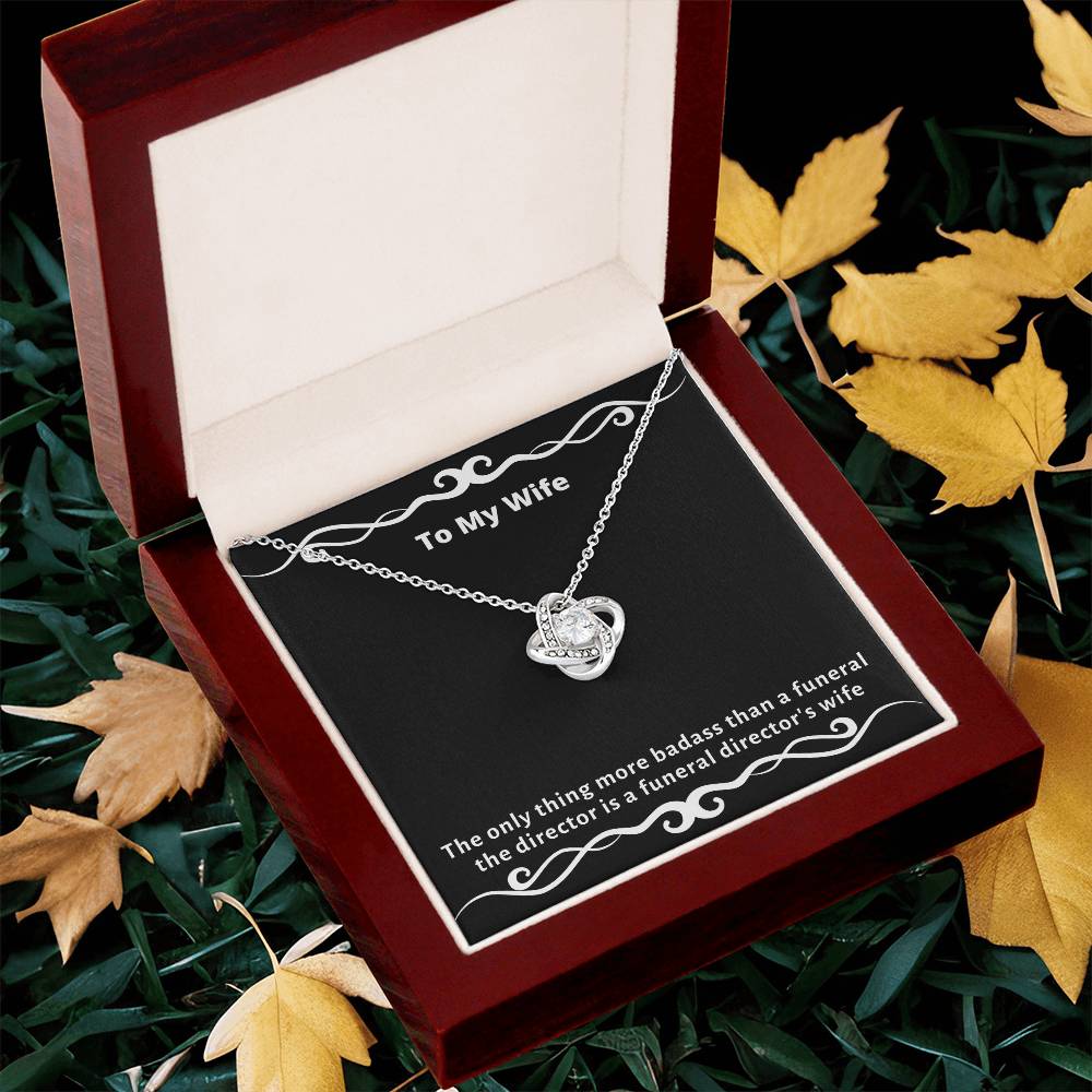 Almost Gone The - Funny Gag Gifts For Badas Love Knot Necklace