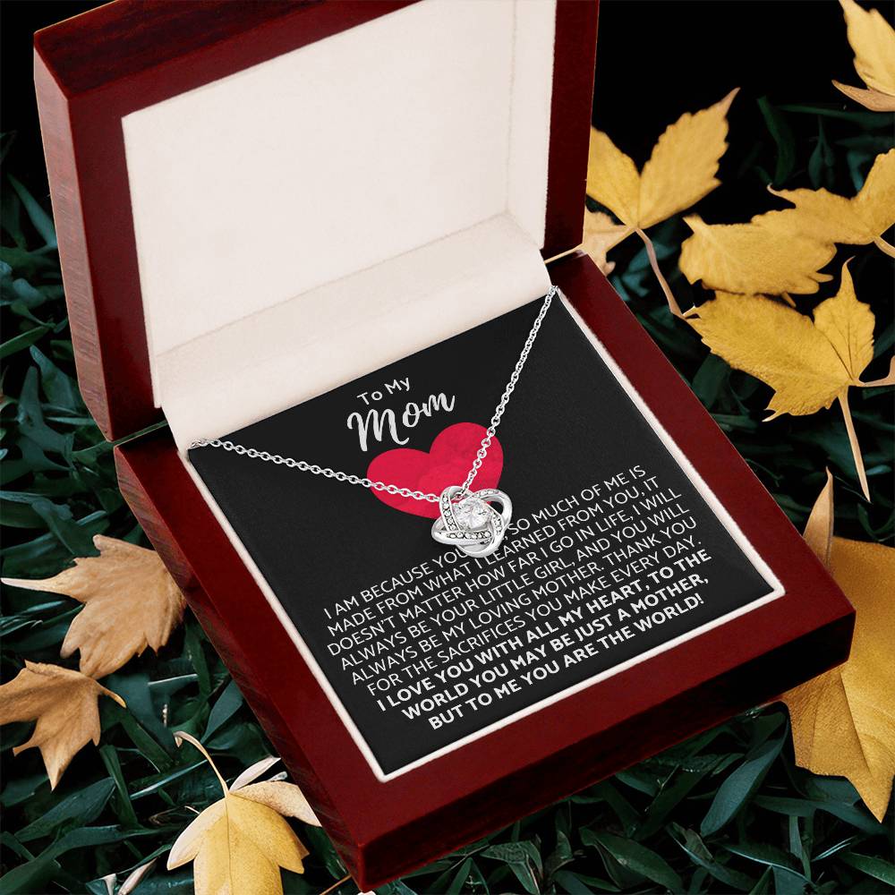 Premium Mother's Day Necklace Customize Gift For Your Loving Mom! ?? 3 Love Knot Necklace