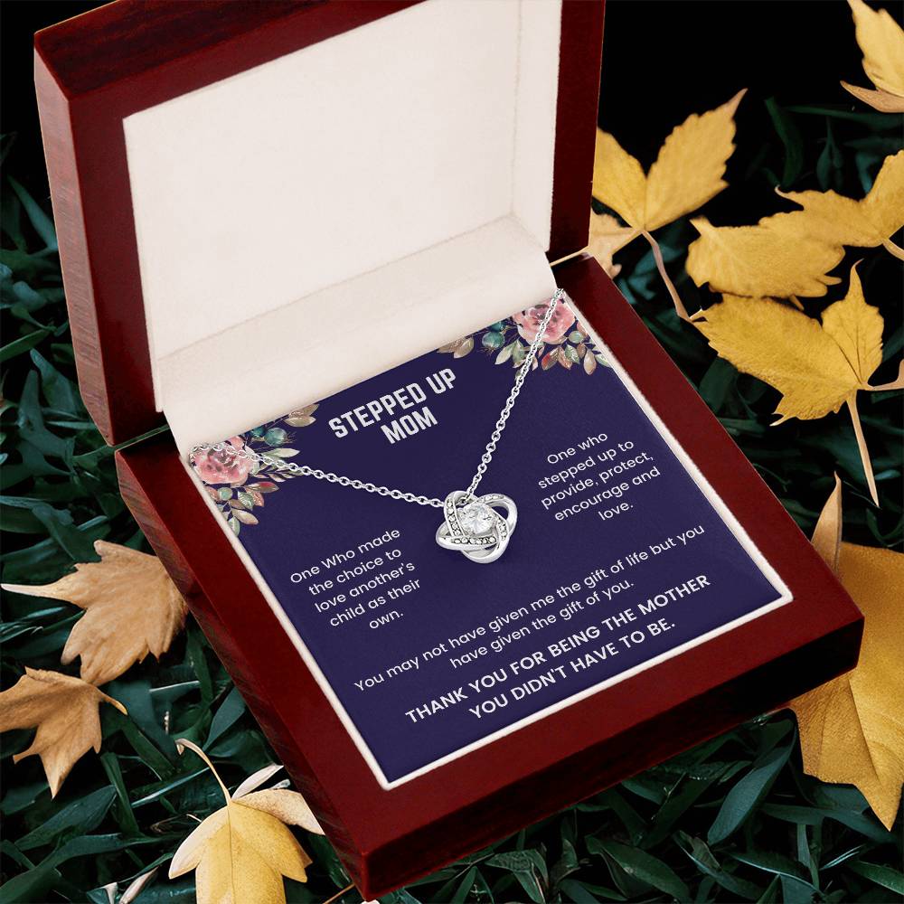 Stepped Up Mom - Love Knot Necklace