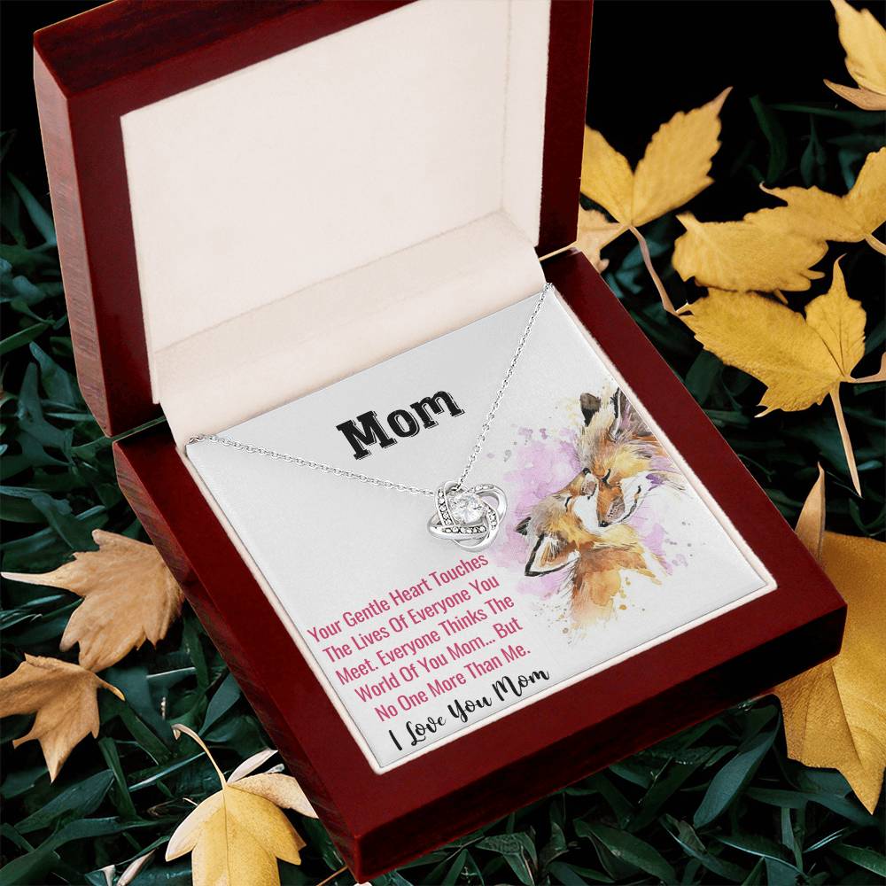 Mother's Day Mom's Birthday Or Just Time To Say I Love You Mom - 12 Love Knot Necklace