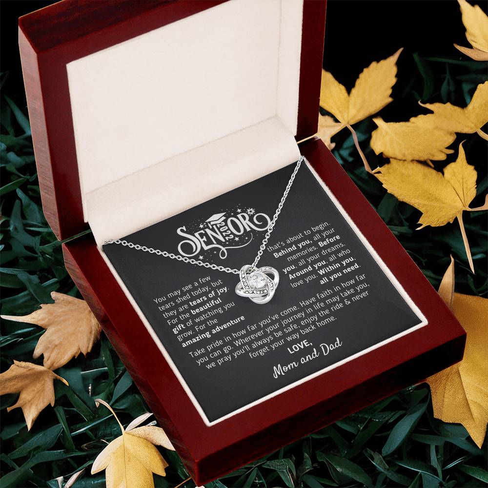 Graduation Gift For Senior 2022 Graduation Gift For Daughter From Mom And Dad Class Of 2022 Hight School College Grad Love Knot Necklace